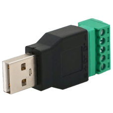 Роз'єм USB (5 контактов) с клеммами под кабель