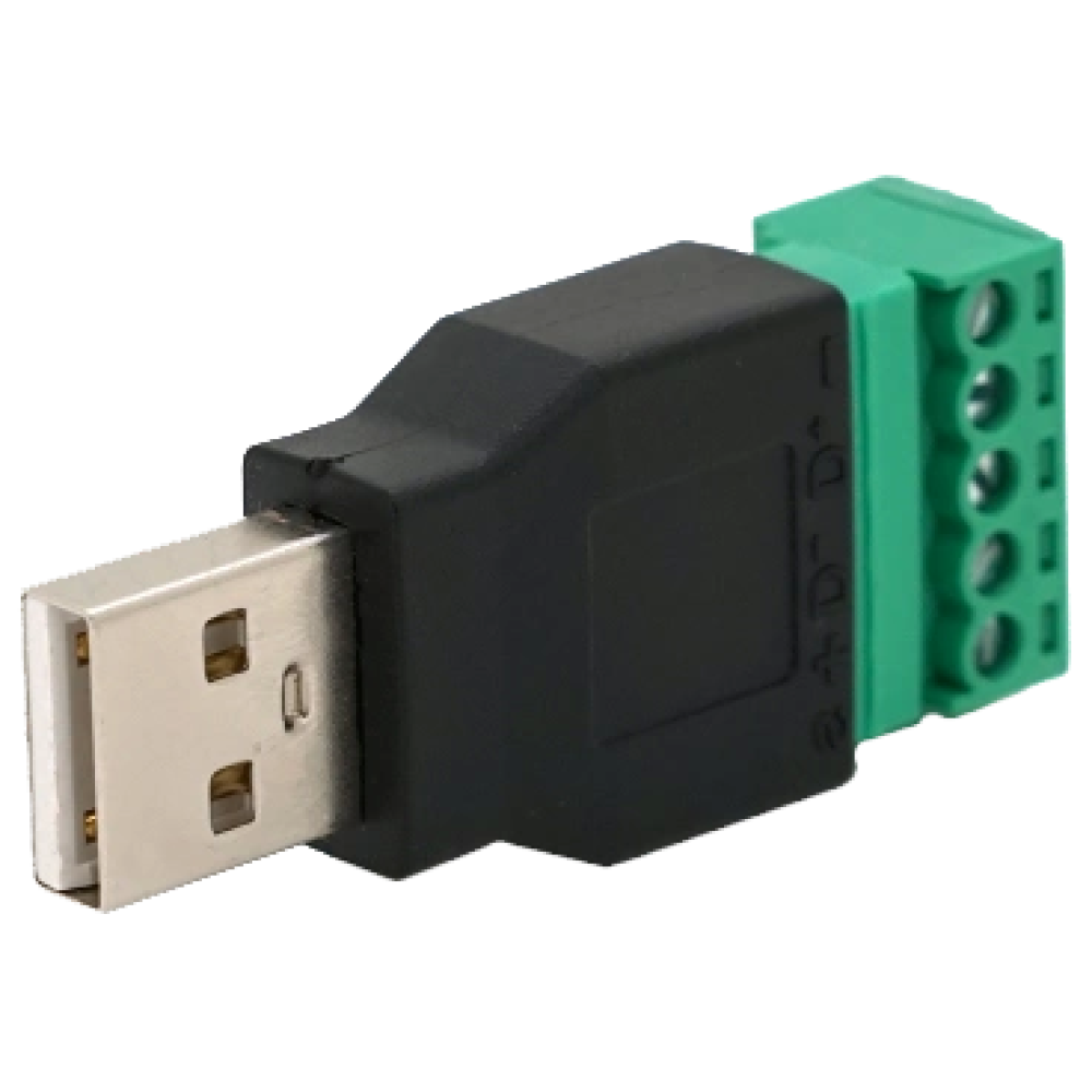 Роз'єм USB (5 контактов) с клеммами под кабель
