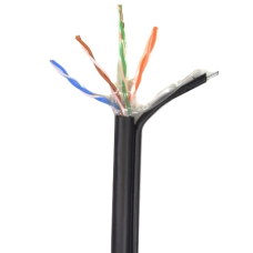 Кабель ATIS UTP 4*2*0.5-CU PE MP кат.5е (UTP медь наружный с несущей проволокой) бухта 305м
