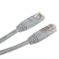 Патч-корд сірий UTP 5E 0.5 м