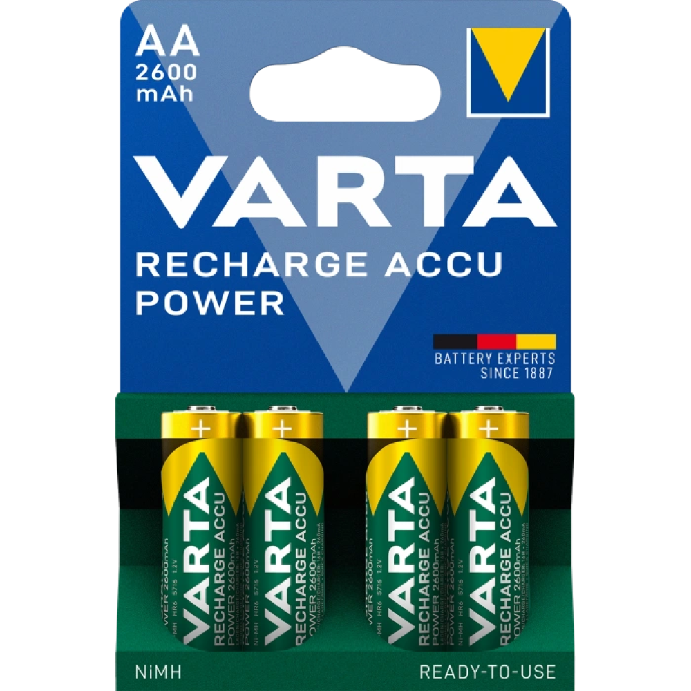 Акумулятор VARTA PROF ACCU AA 2600mAh BLI 4 NI-MH