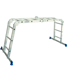 Багатофункціональні шарнірні сходи-драбинки 4x3 сходинок VIRASTAR TRANSFORMER