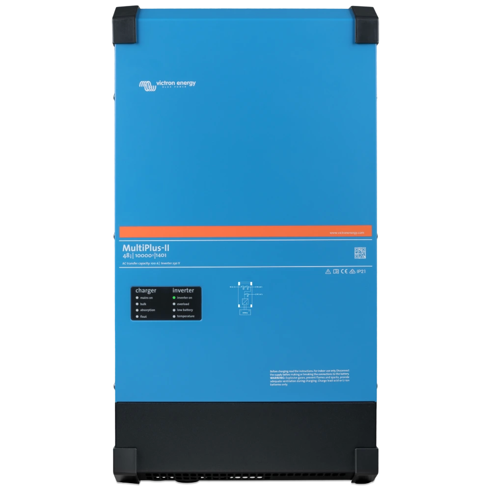 Інвертор VictronEnergy MultiPlus-II 48/10000/140-100 однофазний чиста синусоїда
