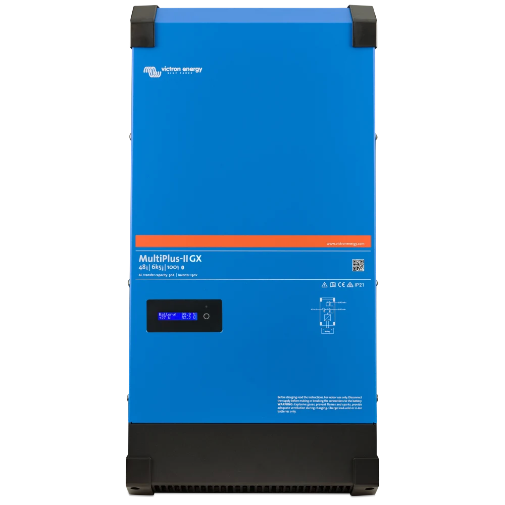 Інвертор VictronEnergy MultiPlus-II 48/6k5/100-50 GX 230V однофазний чиста синусоїда