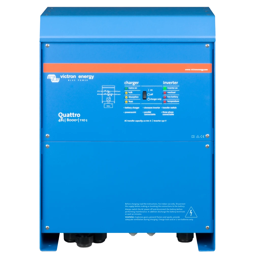 Інвертор VictronEnergy Quattro 48/15000/200-100/100 однофазний Інвертор VictronEnergy Quattro 48/15000/200-100/100 однофазний