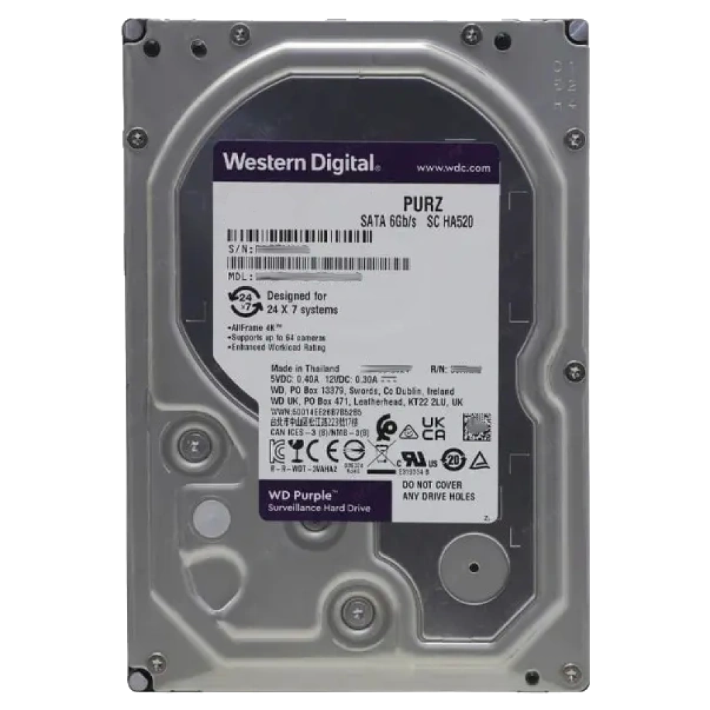 Жорсткий диск внутрішній Western Digital Purple WD64PURZ 6Тб Жорсткий диск внутрішній Western Digital Purple WD64PURZ 6Тб