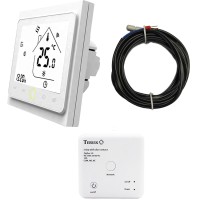 Комплект бездротового управління опаленням ZigBee: термостат вбудов. +  реле (сухий контакт)