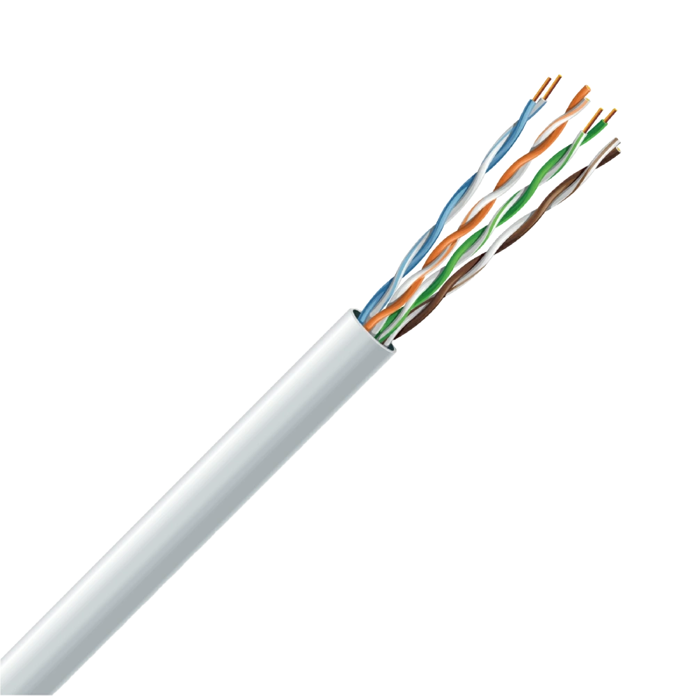 мідь внутрішній ЗЗКМ Кабель Cat. 5e U/UTP 4х2х24 AWG, бухта 305м.(7091001)