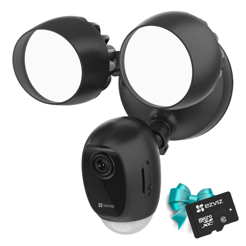 Комплект камера Ezviz LC1C black + карта памяти CS-CMT-CARDT32G-D