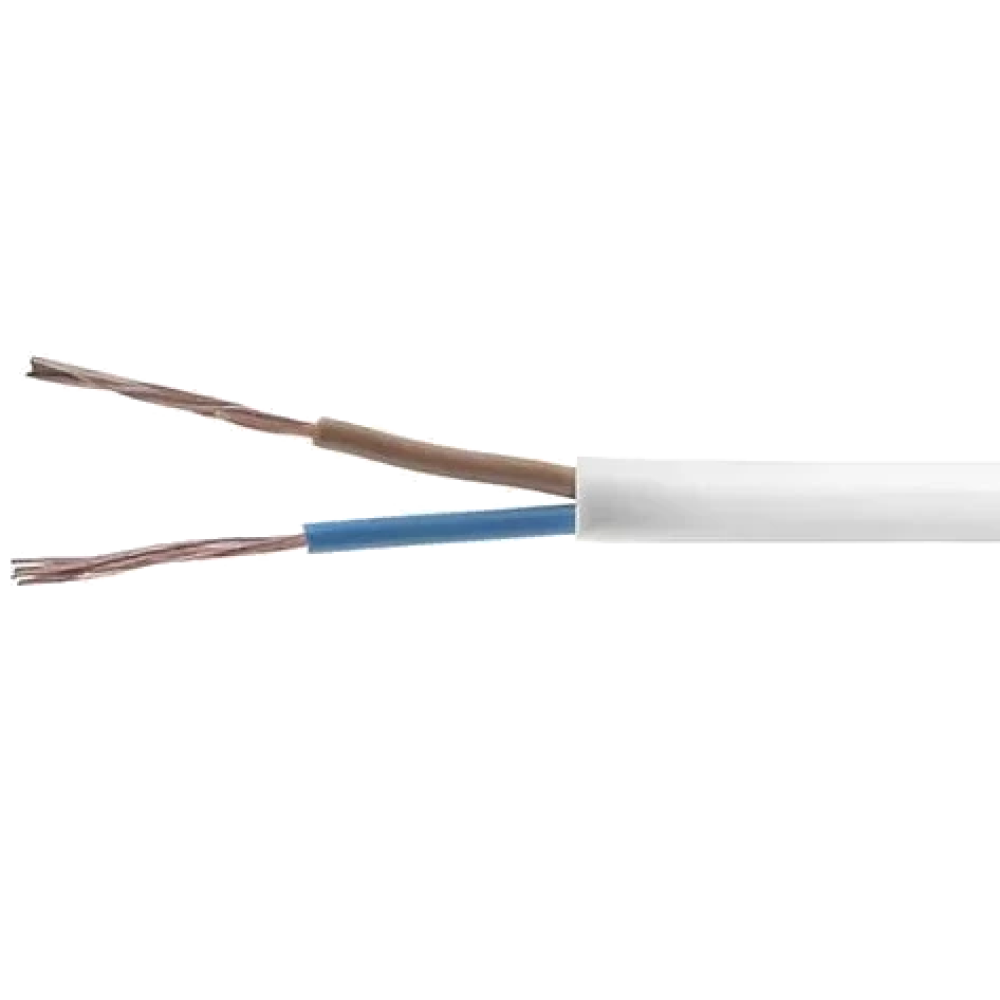Провід ПВС 2х1,5 білий (Україна) (100 м.) Провід ПВС 2х1,5 білий (Україна) (100 м.)