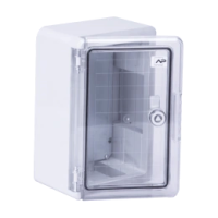 Шафа удароміцна из ABS-пластика 300х200х130 МП, IP65