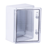Шафа удароміцна из ABS-пластика 500х400х180 МП, IP65